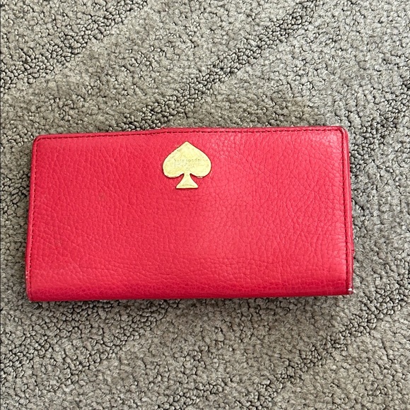 Kate Spade Red Bifold Wallet - Picture 1 of 7